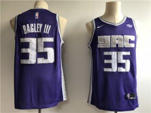 Sacramento Kings #35 Marvin Bagley III Purple Swingman Jersey