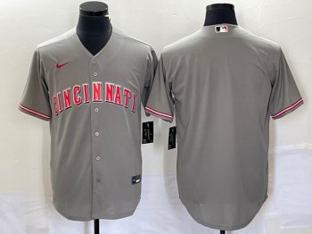 Cincinnati Reds Blank Grey Cool Base Jersey