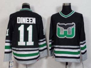 Hartford Whalers #11 Kevin Dineen 1990's Vintage CCM Black Jersey