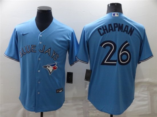 Toronto Blue Jays #26 Matt Chapman Alternate Powder Blue Cool Base Jersey