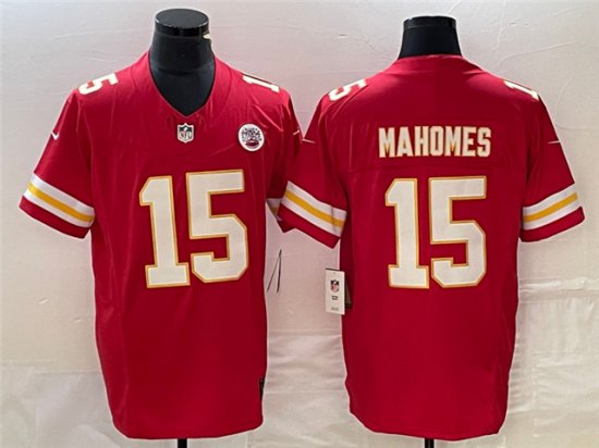 Kansas City Chiefs #15 Patrick Mahomes Red Vapor F.U.S.E. Limited Jersey