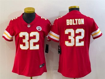 Women's Kansas City Chiefs #32 Nick Bolton Red Vapor Limited Jersey