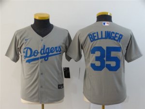 Youth Los Angeles Dodgers #35 Cody Bellinger Gary Cool Base Jersey