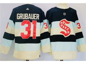 Seattle Kraken #31 Philipp Grubauer Blue 2024 Winter Classic Jersey