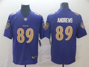 Baltimore Ravens #89 Mark Andrews Purple Color Rush Limited Jersey