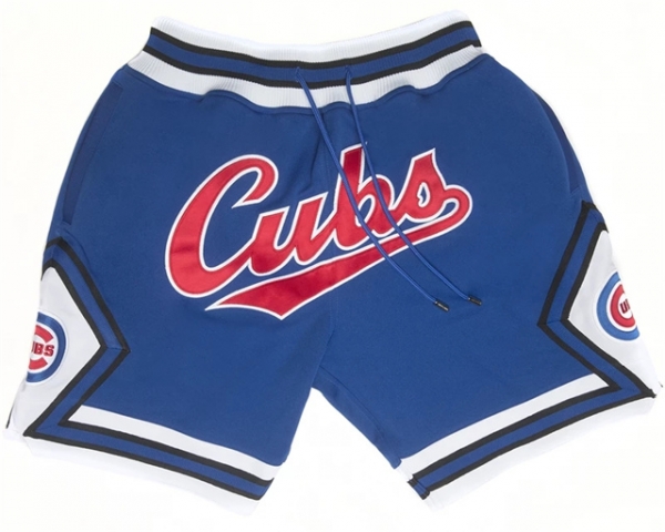 Chicago Cubs Just Don Cubs Blue Baseball Shorts - Click Image to Close