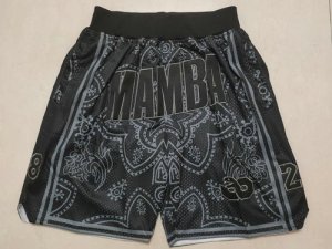 Kobe Bryant #8/24 Just Don Mamba Black Basketball Shorts