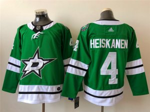 Dallas Stars #4 Miro Heiskanen Home Green Jersey