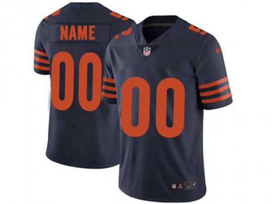 Chicago Bears #00 Alternate Blue Vapor Limited Custom Jersey