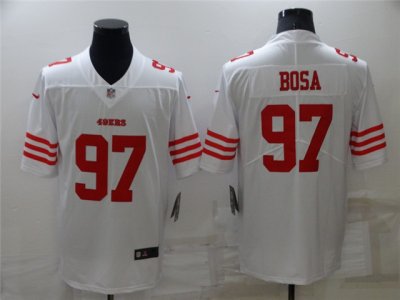 San Francisco 49ers #97 Nick Bosa White Vapor Limited Jersey