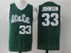 Michigan State Spartans #33 Magic Johnson Green College Basketball Jersey