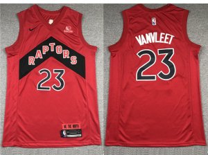 Toronto Raptors #23 Fred VanVleet 2020-21 Red Swingman Jersey