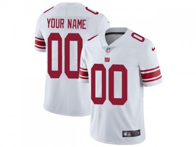 New York Giants Custom #00 White Vapor Limited Jersey