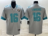 Jacksonville Jaguars #16 Trevor Lawrence Gray Inverted Limited Jersey