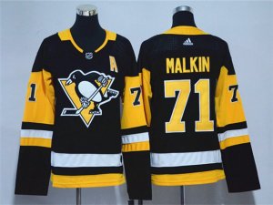 Pittsburgh Penguins #71 Evgeni Malkin Black Jersey