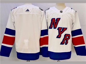 New York Rangers Blank 2024 Stadium Series White Jersey