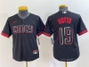 Youth Cincinnati Reds #19 Joey Votto Black 2023 City Connect Jersey