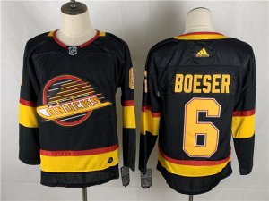 Vancouver Canucks #6 Brock Boeser Black Jersey