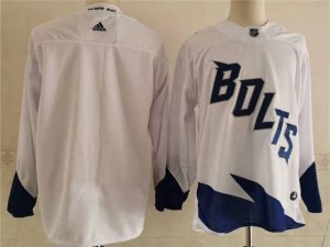 Tampa Bay Lightning Blank White 2022 Stadium Series Jersey