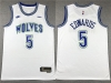 Minnesota Timberwolves #5 Anthony Edwards 2023-24 White Classic Edition Swingman Jersey