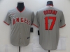 Los Angeles Angels #17 Shohei Ohtani Gray Cool Base Jersey