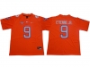 NCAA Clemson Tigers #9 Travis Etienne Jr. Orange College Football Jersey