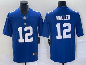 New York Giants #12 Darren Waller Blue Vapor Limited Jersey