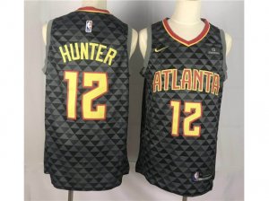 Atlanta Hawks #12 De'Andre Hunter Black Swingman Jersey