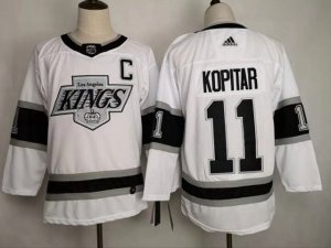 Los Angeles Kings #11 Anze Kopitar White Jersey