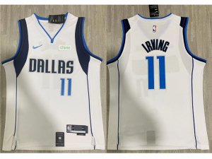 Dallas Mavericks #11 Kyrie Irving White Swingman Jersey