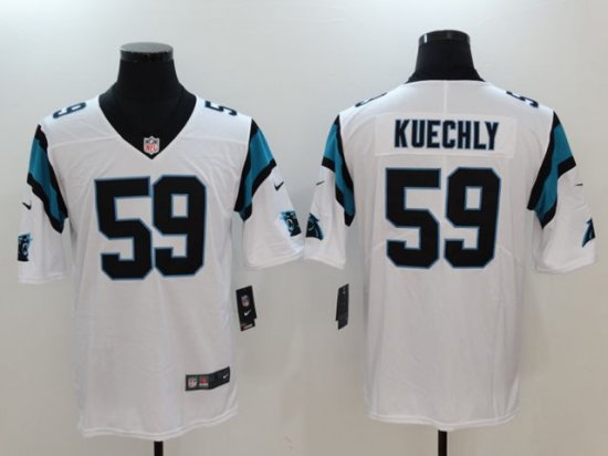 Carolina Panthers #59 Luke Kuechly White Vapor Limited Jersey