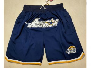 Houston Astros Just Don Astros Navy Baseball Shorts