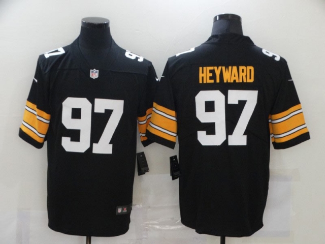 Pittsburgh Steelers #97 Cameron Heyward Alternate Black Vapor Limited Jersey - Click Image to Close