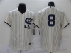 Chicago White Sox #8 Bo Jackson White 2021 Field of Dreams Flex Base Jersey