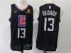 Los Angeles Clippers #13 Paul George Black Swingman Jersey