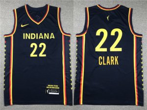 Indiana Fever #22 Caitlin Clark Navy WNBA Basketball Jersey