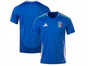 National Italy Blank Home Blue 2024/25 Soccer Jersey