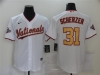 Washington Nationals #31 Max Scherzer White 2020 Gold Program Cool Base Jersey