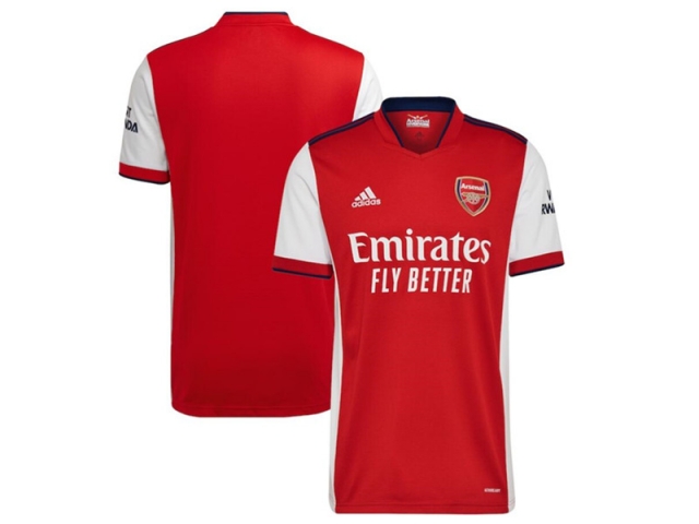 Club Arsenal Blank Home 2021/22 Soccer Jersey - Click Image to Close