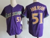 Arizona Diamondbacks #51 Randy Johnson Purple Cooperstown Collection Cool Base Jersey