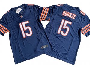 Chicago Bears #15 Rome Odunze Blue Vapor F.U.S.E. Limited Jersey