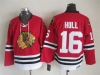 Chicago Blackhawks #16 Dennis Hull 1963 CCM Vintage Red Jersey