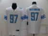 Detroit Lions #97 Aidan Hutchinson White Vapor Limited Jersey