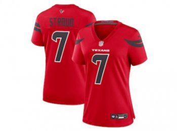 Womens Houston Texans #7 C.J. Stroud 2024 Red Vapor Limited Jersey