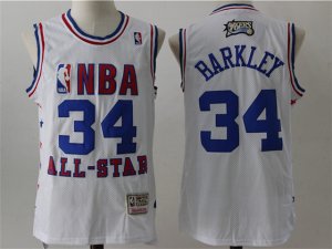 2003 NBA All-Star Game Eastern Conference #34 Charles Barkley White Hardwood Classic Jersey