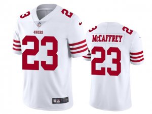 San Francisco 49ers #23 Christian McCaffrey White Vapor Limited Jersey