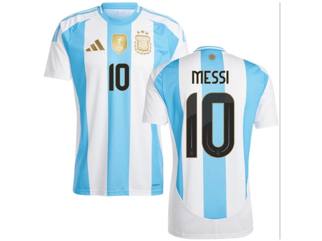 National Argentina #10 Messi Home 2024/25 Soccer Jersey - Click Image to Close