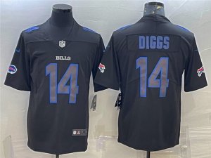 Buffalo Bills #14 Stefon Diggs Black Vapor Impact Limited Jersey