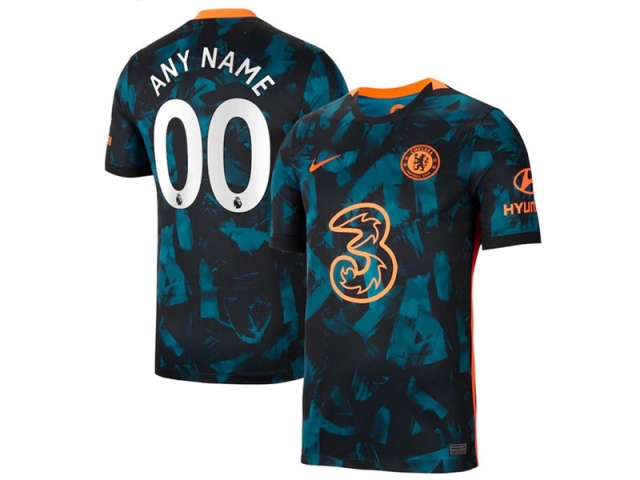 Club Chelsea Custom #00 Third 2021/22 Soccer Jersey - Click Image to Close