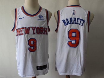 New York Knicks #9 R.J. Barrett White Swingman Jersey